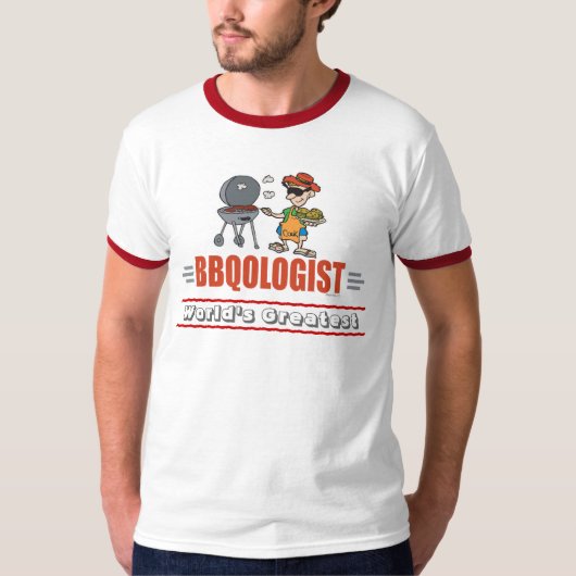 T-shirt BBQ amusant (Devant)