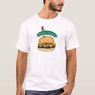 T-shirt BBQ Burger Master of the Grill