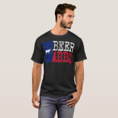 T-shirt BBQ de bière Texas (Devant entier)
