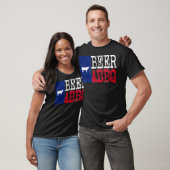 T-shirt BBQ de bière Texas (Unisexe)