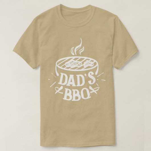 T-shirt BBQ de papa (Design devant)