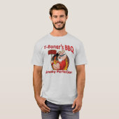 T-shirt BBQ de T-Gaffes (Devant entier)