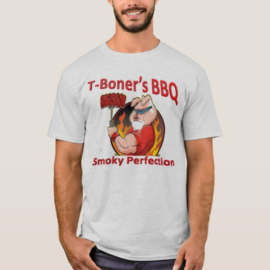 T-shirt BBQ de T-Gaffes (Devant)