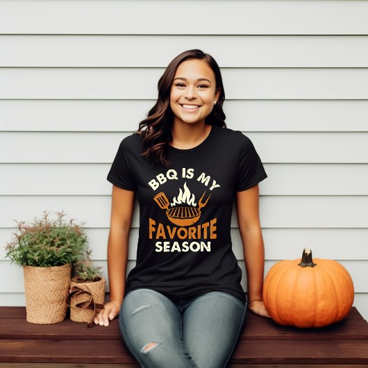 T-shirt BBQ est ma saison préférée Automne