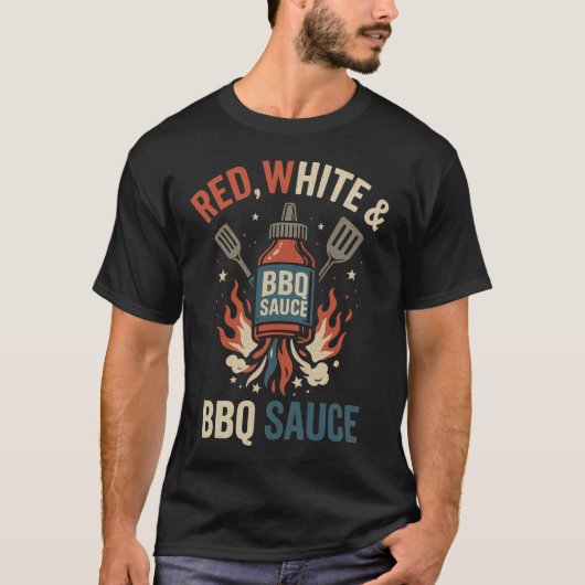 T-Shirt BBQ Patriotique (Devant)