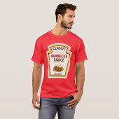 T-shirt BBQ Sauce Barbecue Ketchup Costume moutarde Hallow (Devant entier)