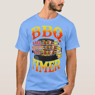 T-shirt BBQ Timer Grill Grill Master Bière Boire Humo