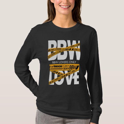 T-shirt Bbw Love Only (Devant)