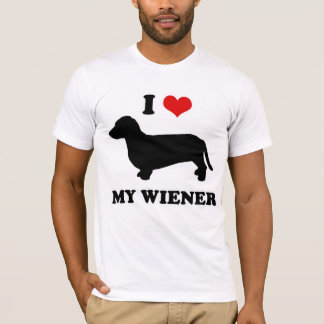 T-shirt bbwiener_ilovemywiener