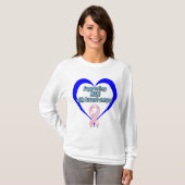 T-shirt BCA - Cancer des hommes w/breast (Devant entier)