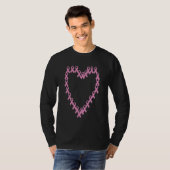 T-shirt BCA - Coeur de ruban (Devant entier)