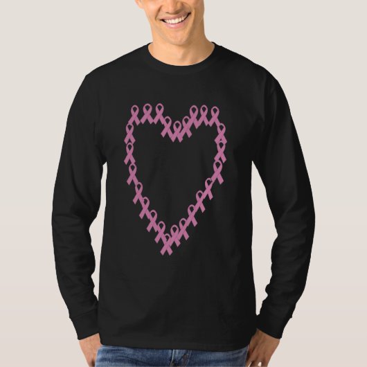 T-shirt BCA - Coeur de ruban (Devant)