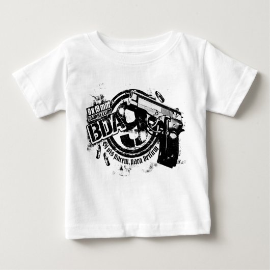 T-shirt BDA 9 Baby Romper (Devant)
