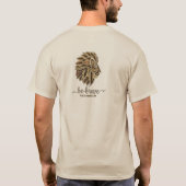 T-shirt Be Brave  Unisex Cotton Tee (Tan) (Dos)