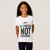 T-Shirt Be curious black (Devant entier)