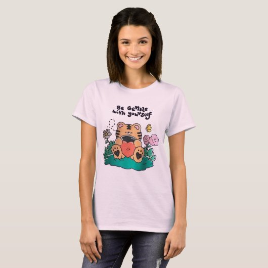 T-SHIRT BE GENTLE WITH YOURSELF (Devant entier)
