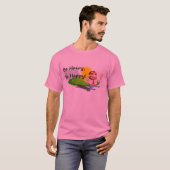 T-shirt Be hairy, Be happy! (Devant entier)