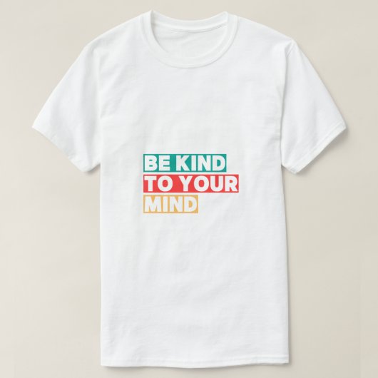T-shirt Be Kind" (Design devant)