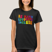 T-shirt Be Kind Advocate Include Disability Awareness Sped (Devant)