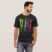 T-shirt Be Kind American Sign Language Main Autism Award (Devant entier)