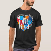 T-shirt Be Kind Can Be Anything Puzzle (Devant)