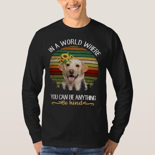 T-shirt Be Kind Chien Labrador (Devant)