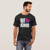 T-shirt Be Kind Funny Bi Pride Flag Bisexual Premium (Devant entier)