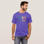 T-shirt Be Kind Hand Sign Languageeachers Retro Interprete (Devant entier)