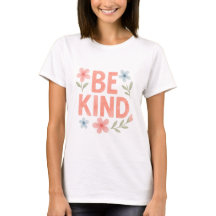 Be Kind Pastel Aquarelle Flowers - Doux Positiv