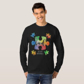 T-shirt Be Kind Puzzle Pieces Cute Autism Awareness Puzzle (Devant entier)