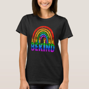 T-shirt Be Kind Rainbow Sign Language Main Lgbt Gay Les Pr