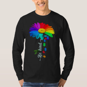 T-shirt Be Kind Sensibilisation sur l'autisme Sunflower 67