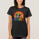 T-shirt Be Kind Sign Language Hand Talking Lgbtq+ Gay Les (Devant)
