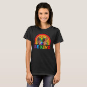 T-shirt Be Kind Sign Language Hand Talking Lgbtq+ Gay Les (Devant entier)