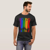 T-shirt Be Kind Sign Language Hand Talking Lgbtq+ Gay Les (Devant entier)