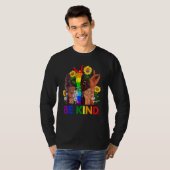 T-shirt Be Kind Sign Language Hand Talking Lgbtq+ Gay Les (Devant entier)