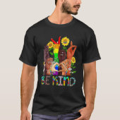 T-shirt Be Kind Sign Language Hand Talking LGBTQ+ Gay Les (Devant)