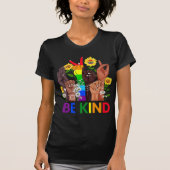T-shirt Be Kind Sign Language Hand Talking LGBTQ Gay Les P (Devant)