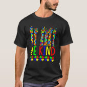 T-shirt Be Kind Sign Language Hand Talking Teacher Autism (Devant)