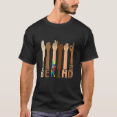 T-shirt Be Kind Sign Language Hand Talking Teacher Interp (Devant)