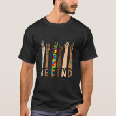 T-shirt Be Kind Sign Language Hand Tee Teachers Interprete (Devant)