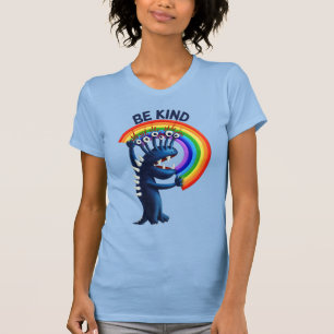 T-shirt Be Kind - Sympa Caractère Rainbow Message positif