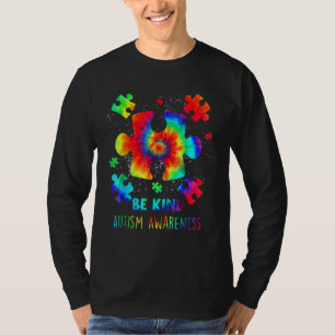 T-shirt Be Kind Tie Dye Sensibilisation sur l'autisme Puzz