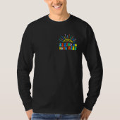 T-shirt Be Kind To Your Mind Groovy Mental Health Matters  (Devant)