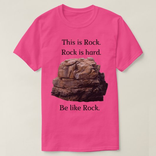 T-shirt Be like Rock (Design devant)