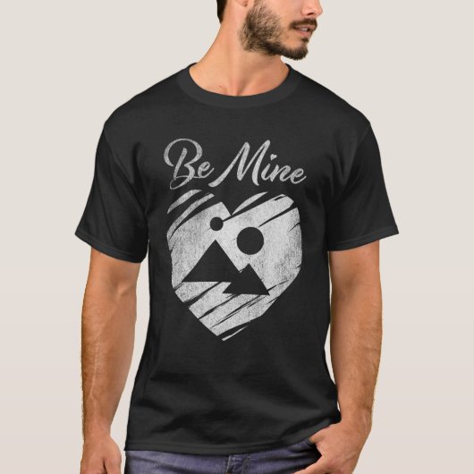 T-shirt Be Mine Decentraland MANA Coin Valentine Crypto To (Devant)