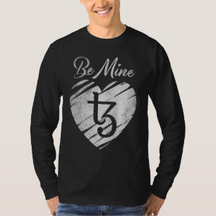 T-shirt Be Mine Tezos Xtz Coin Valentine Crypto Token Mur