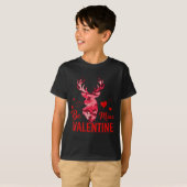 T-shirt Be Mine Valentine Nk Camo Buck Deer Hunting Valent (Devant entier)