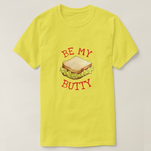 T-shirt BE MON BETTY Anglais Chip Shop Sandwich UK Foodie (Design devant)