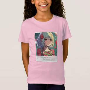 T-Shirt Be My Valentine in Manga Style 33420